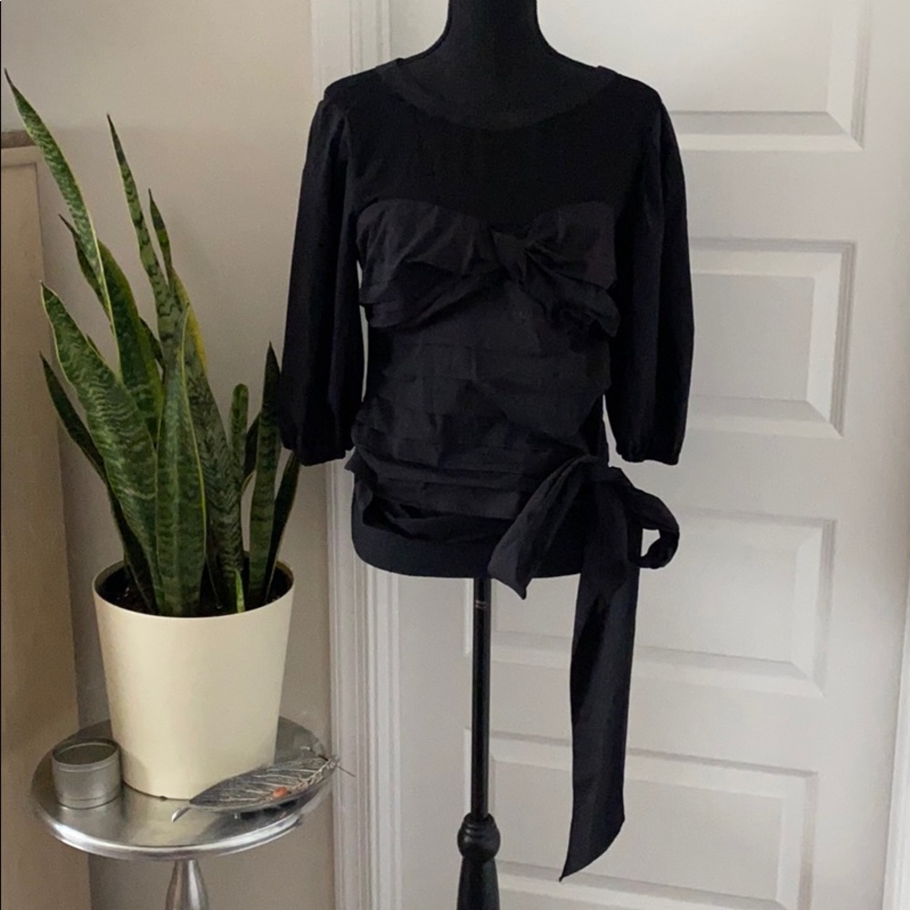 Never worn wrap tie shirt